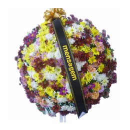 Imagem de Coroa Fúnebre de Flores Mistas