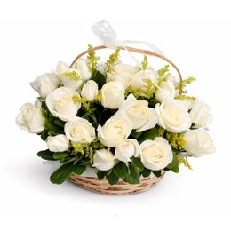 Imagem de Cesta Pureza em Rosas