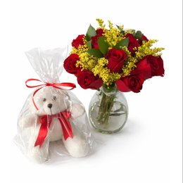 Imagem de Arranjo Rosas e Carinho