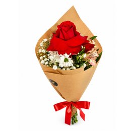 Imagem de Buquê com 01 Rosa Premium