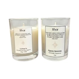 Imagem de Velas Aromáticas de Chá Branco e Lavanda