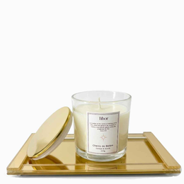 Imagem de Kit Vela Aromática Cheiro de Belém e Bandeja Espelhada