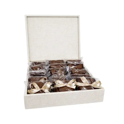 Caixa Presente de Brownies Gourmet