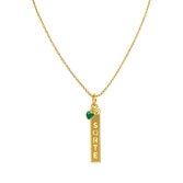 Colar Sorte com Pingente Banhado a Ouro 18k