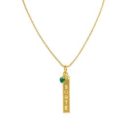 Imagem de Colar Sorte com Pingente Banhado a Ouro 18k