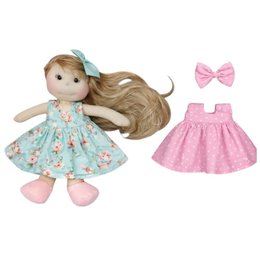 Imagem de Kit Boneca e  3 Vestidos para Trocar