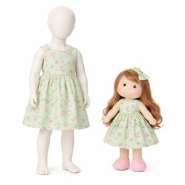 Imagem de Kit Veste Menina Veste Boneca 
