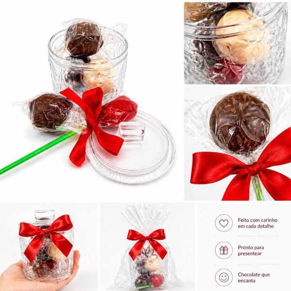 Bomboniere com Chocolates 