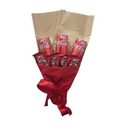 Imagem de Buquê Coca Cola e KitKat