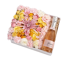 Imagem de Caixa de Flores e Espumante