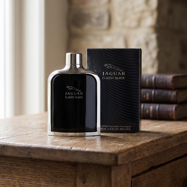Perfume Masculino Jaguar Classic Black EDT 100 ml