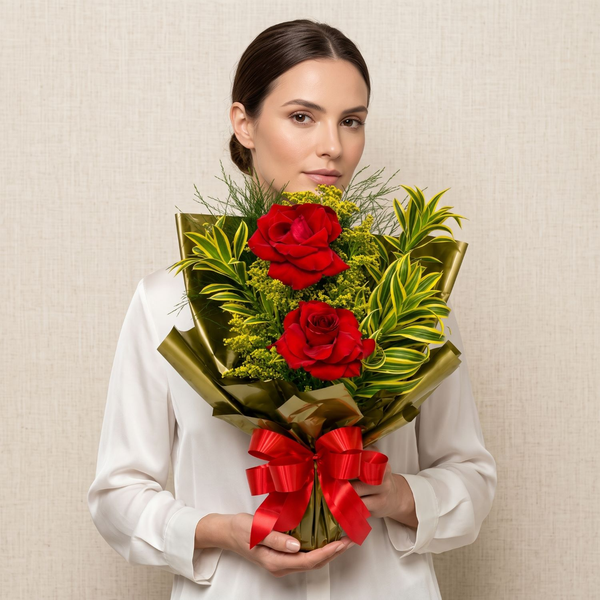 Ramalhete de duas Rosas colombianas