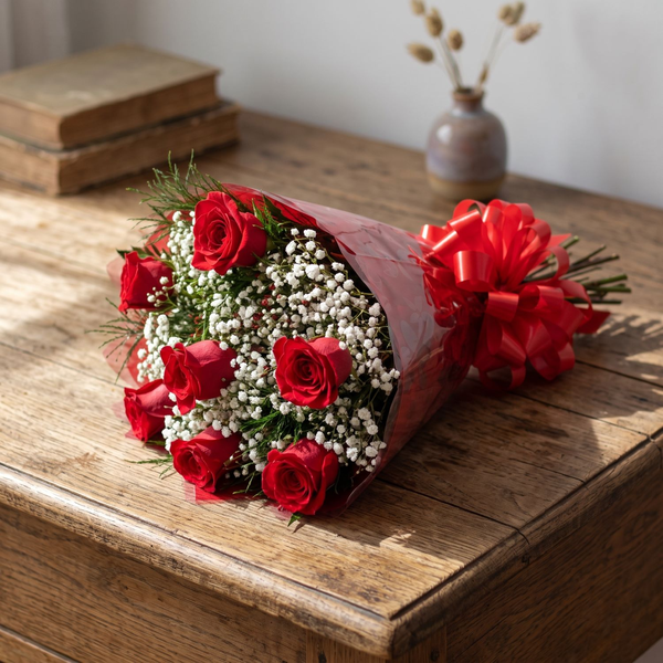 Buque Tradicional com 6 Rosas Nacionais