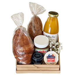 Imagem de Cesta Café da Manhã Croissant & Pão Parmesão