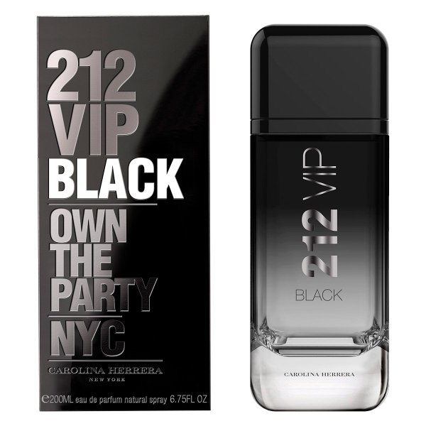 212 Vip Black Carolina Herrera EDP 200ml - Masculino