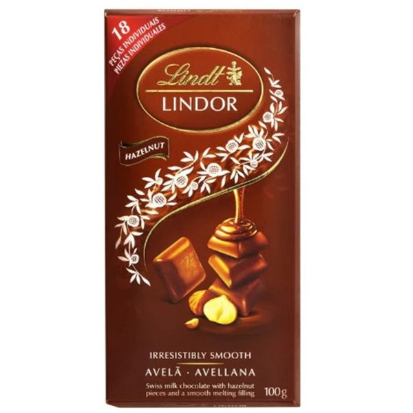 Chocolate Barra Lindt Lindor Avelã