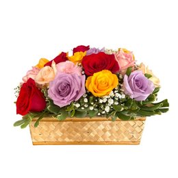 Imagem de Floreira Rosas Colorisas