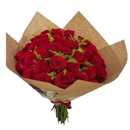 Imagem de Mega Buquê de 50 Rosas Vermelhas com Tango