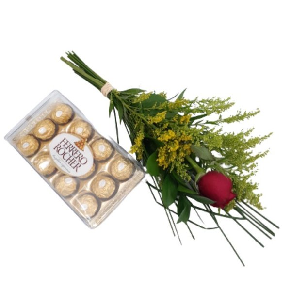 Rosa Solitária e Bombons