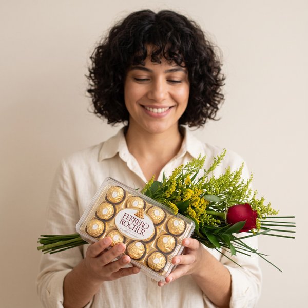 Rosa Solitária e Bombons