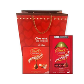 Ovo de Páscoa Lindt e Caixa de Bombons Lindt - Te Amo