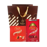 Ovo de Páscoa Lindt e Caixa de Bombons Lindt - Feliz
