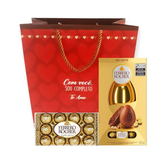 Ovo de Páscoa Ferrero e Caixa Bombons Ferrero - Te Amo