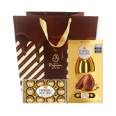 Ovo de Páscoa Ferrero e Caixa Bombons Ferrero - Feliz