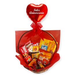 Imagem de Cesta Feliz Aniversário Parabéns