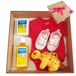 Imagem de Cesta Caixa Box Maternidade Bebê