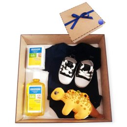 Imagem de Cesta Caixa Box Maternidade Bebê II