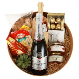 Imagem de Cesta de Vinho Redonda 