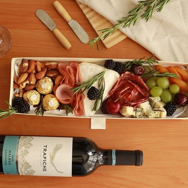 Box Vinho e Queijo 