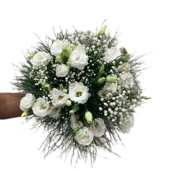 Buquê de Lisianthus Branco 
