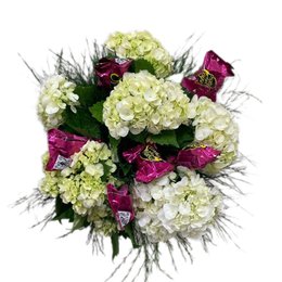 Imagem de Buquê De Hortências Com Sonhos De Valsa 