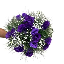 Imagem de Buquê com Lisianthus Roxo 