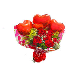 Imagem de Buquê de Rosas vermelhas Romântico