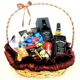 Imagem de Cesta Aperitivos e Bebida Luxo