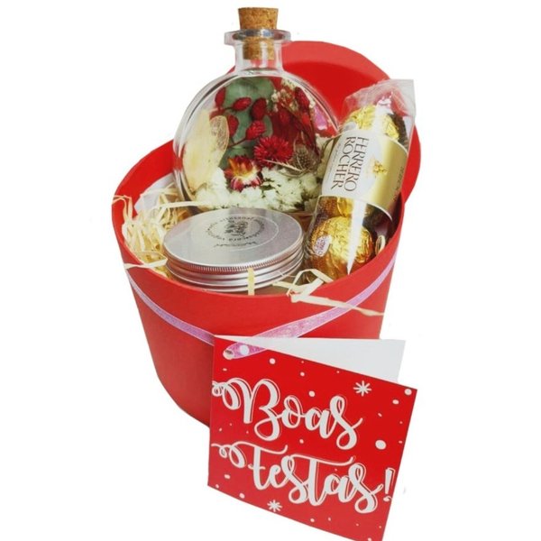 Caixa Natalina Boas Festas 
