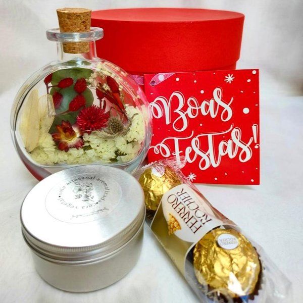 Caixa Natalina Boas Festas 