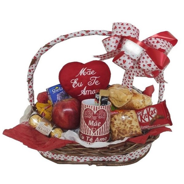 Cesta Café Mãe Te Amo, Te Amo