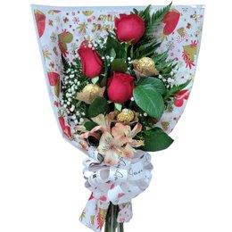 Imagem de Ramalhete Amore Mio Com Ferrero