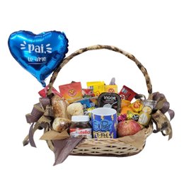 Imagem de Cesta Café Parabéns Papai Grande