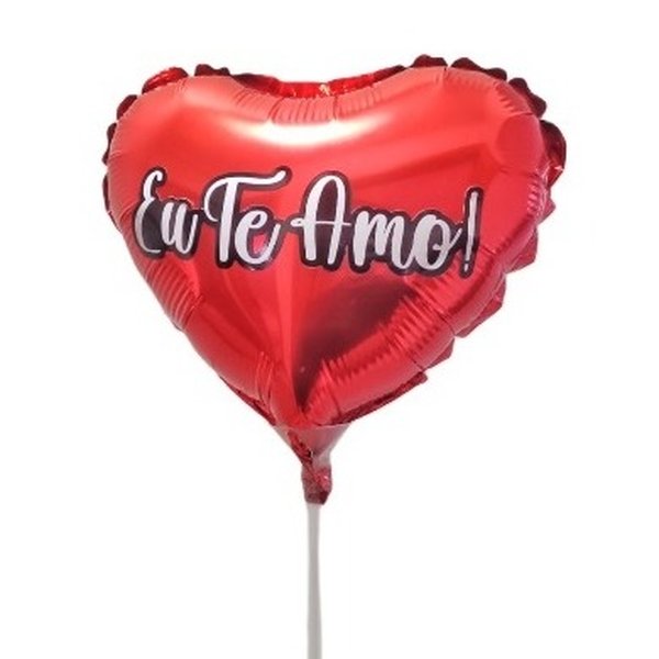 Balão de Coração Eu te Amo