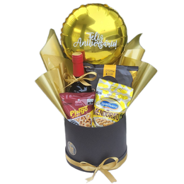 Imagem de Box com Vinho e Petiscos Aniversário