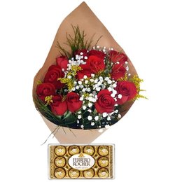 Imagem de Buquê de Rosas Ferrero