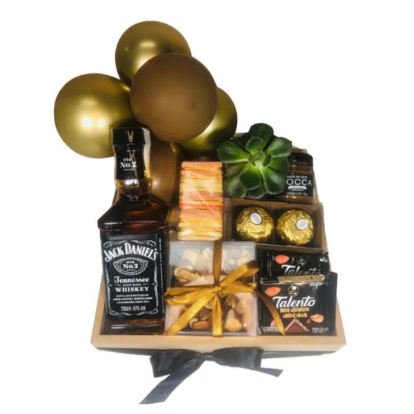 Cesta Whisky Jack Daniels Amor e Doçuras