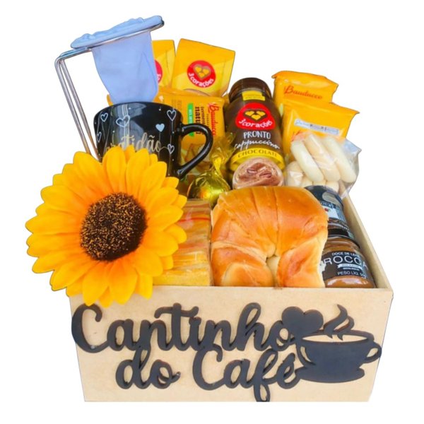 Cesta Amor de Café com Alegria