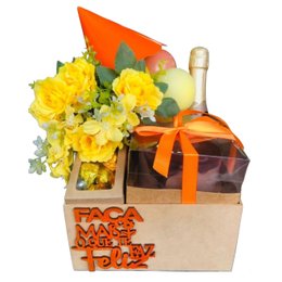 Imagem de Cesta Aniversário Felicidades e Gostosuras 