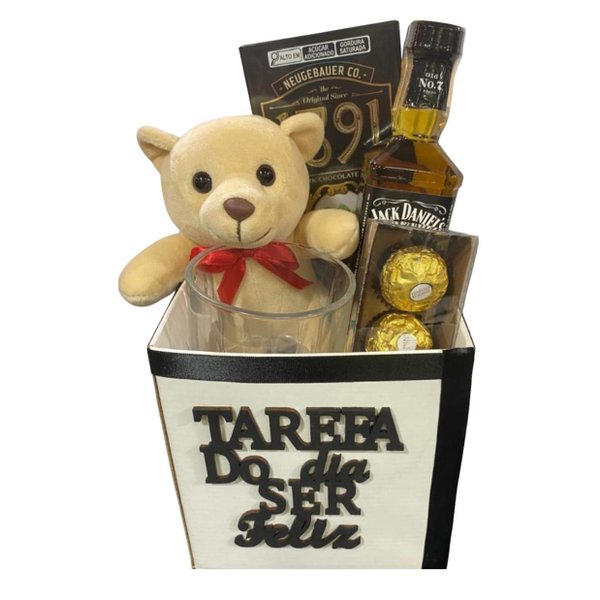 Cesta Mãe Fofura e Jack Daniels